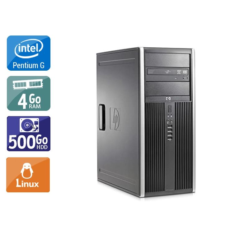 HP Compaq dc5700 Tower Pentium G Dual Core 4Go RAM 500Go HDD Linux