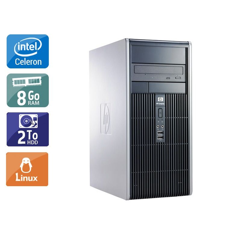 Unite Centrale Hp Compaq Dc7800 Tower Celeron Dual Core 8go Ram 2to Hdd Linux Reconditionne 129 Kiatoo Com