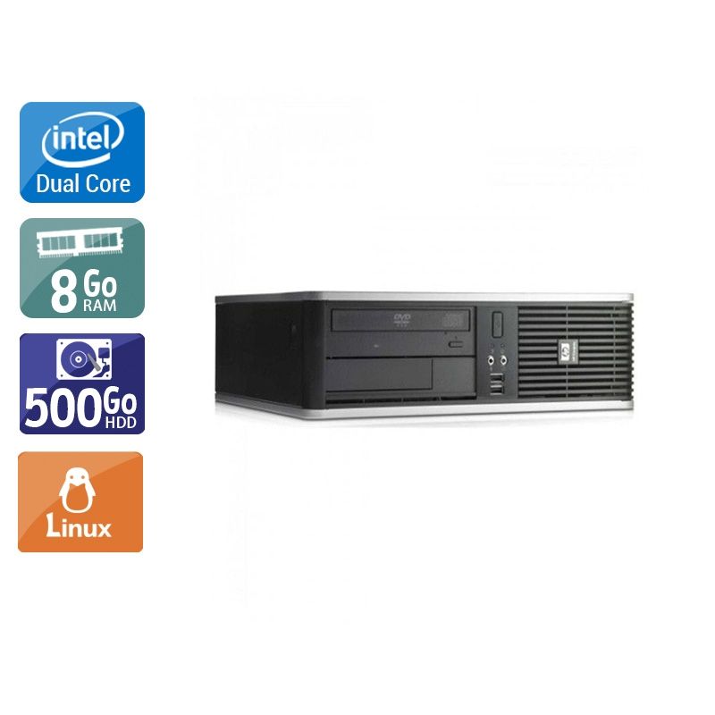 HP Compaq dc7800 SFF Dual Core 8Go RAM 500Go HDD Linux