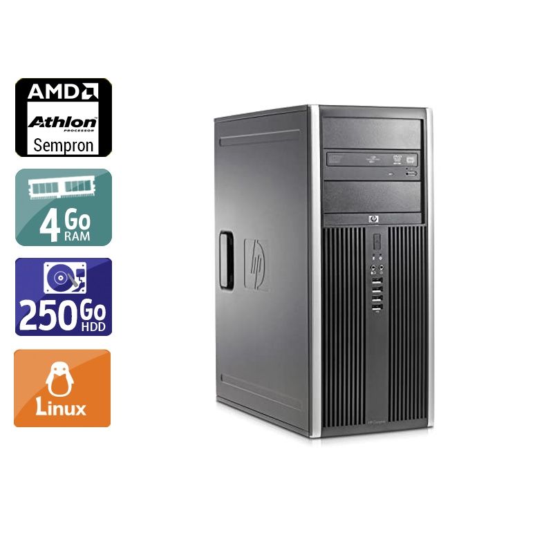 HP Compaq dc5750 Tower AMD Sempron 4Go RAM 250Go HDD Linux