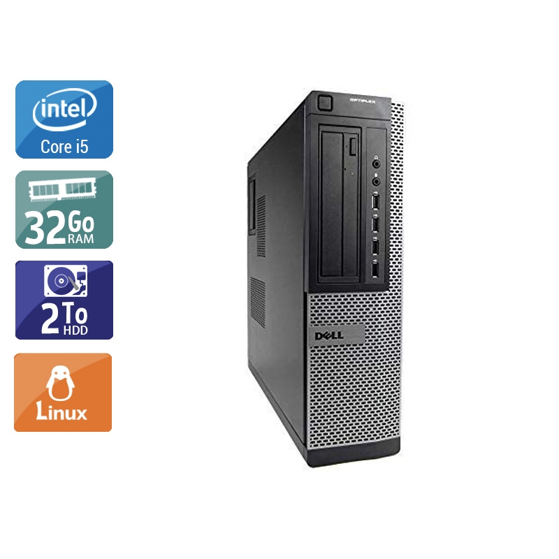 Dell Optiplex 9010 Desktop i5 32Go RAM 2To HDD Linux