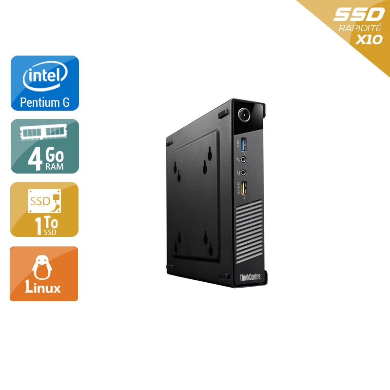 Unite Centrale Lenovo Thinkcentre M57 Sff Core 2 Duo 4go Ram 1to Ssd Linux Reconditionne 2 Kiatoo Com