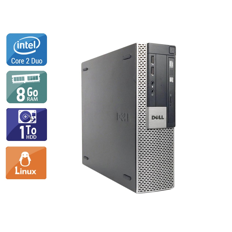 Dell Optiplex 960 SFF Core 2 Duo 8Go RAM 1To HDD Linux