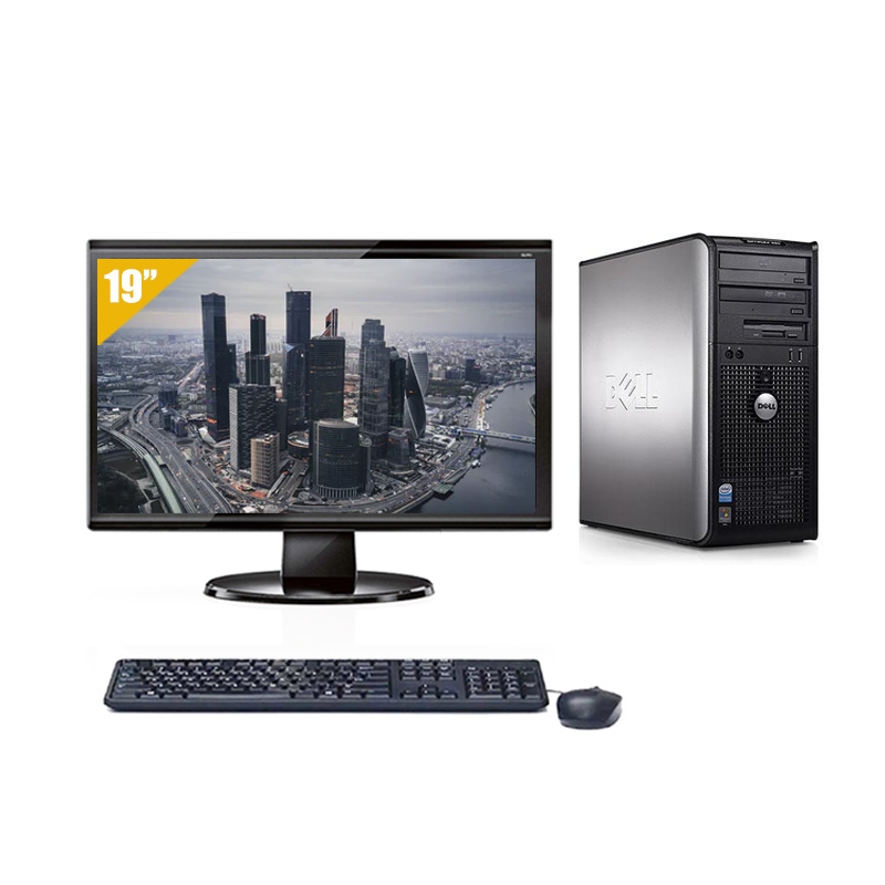 Dell Optiplex 760 Tower Core 2 Duo avec Écran 19 pouces 4Go RAM 120Go SSD Windows 10 Dell Optiplex 760 Tower Core 2 Duo avec Écran 19 pouces 4Go RAM 120Go SSD Windows 10
