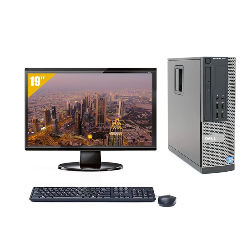 Dell Optiplex 790 SFF i3 avec Écran 19 pouces 4Go RAM 120Go SSD Sans OS