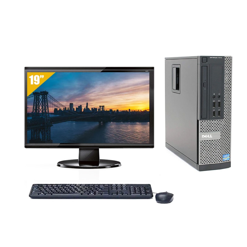 Dell Optiplex 9020 SFF i7 avec Écran 19 pouces 8Go RAM 240Go SSD Linux Dell Optiplex 9020 SFF i7 avec Écran 19 pouces 8Go RAM 240Go SSD Linux