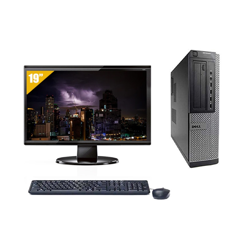 Dell Optiplex 990 Desktop i3 avec Écran 19 pouces 16Go RAM 2To SSD Sans OS