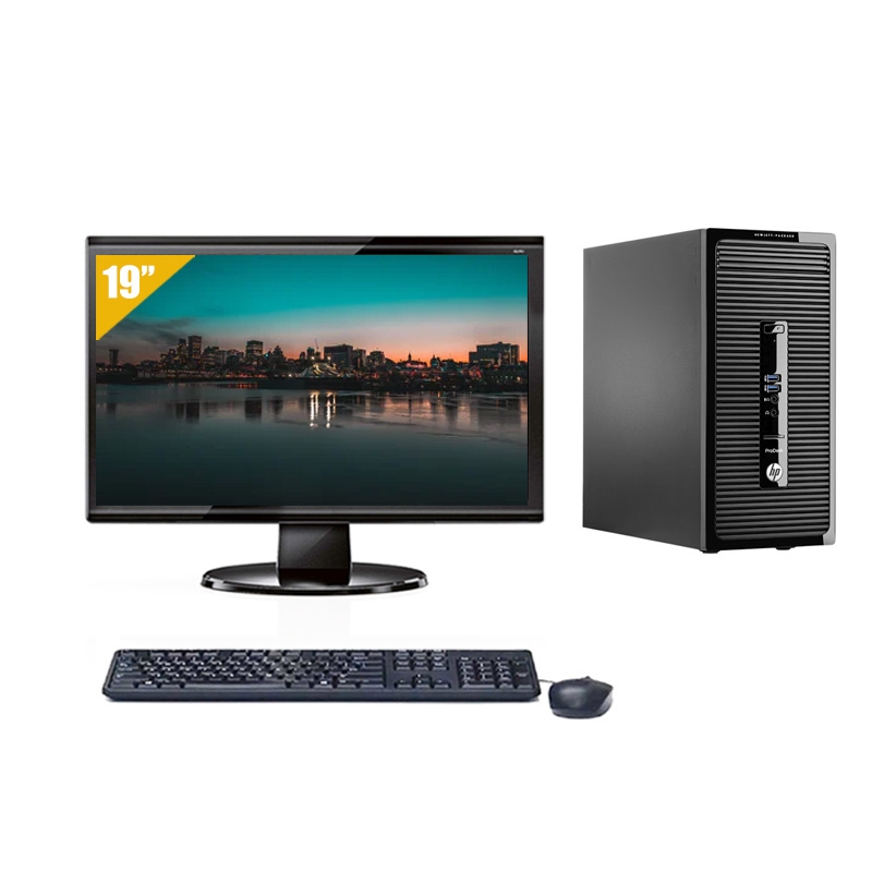 HP ProDesk 490 G2 Tower i5 avec Écran 19 pouces 32Go RAM 2To SSD Sans OS