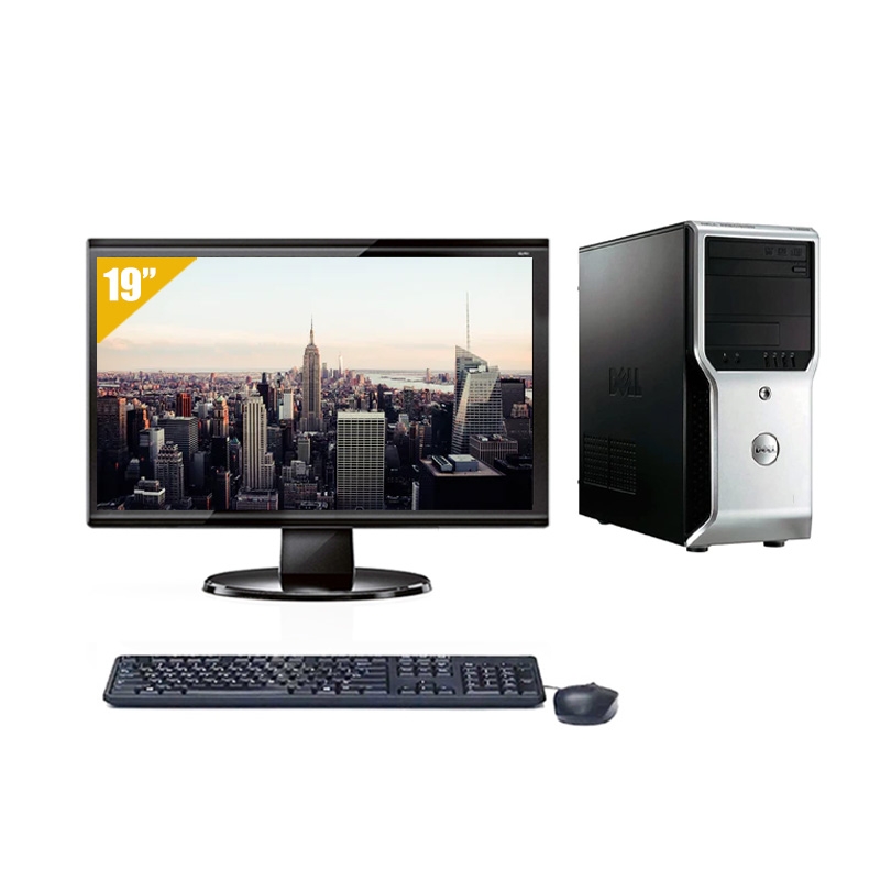 Dell Précision T1500 Tower i3 avec Écran 19 pouces 4Go RAM 250Go HDD Windows 10