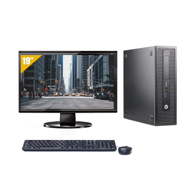 HP ProDesk 600 G1 SFF i3 avec Écran 19 pouces 4Go RAM 120Go SSD Windows 10 HP ProDesk 600 G1 SFF i3 avec Écran 19 pouces 4Go RAM 120Go SSD Windows 10