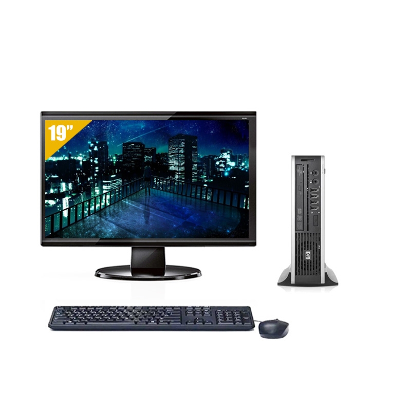 HP Compaq Elite 8000 USDT Dual Core avec Écran 19 pouces 8Go RAM 250Go HDD Sans OS