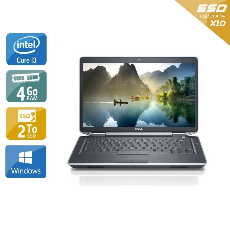 Dell Latitude E5430 i3 - 4Go RAM 2To SSD Windows 10