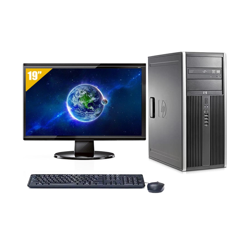 HP Compaq dc5750 Tower AMD Sempron avec Écran 19 pouces 8Go RAM 2To HDD Linux