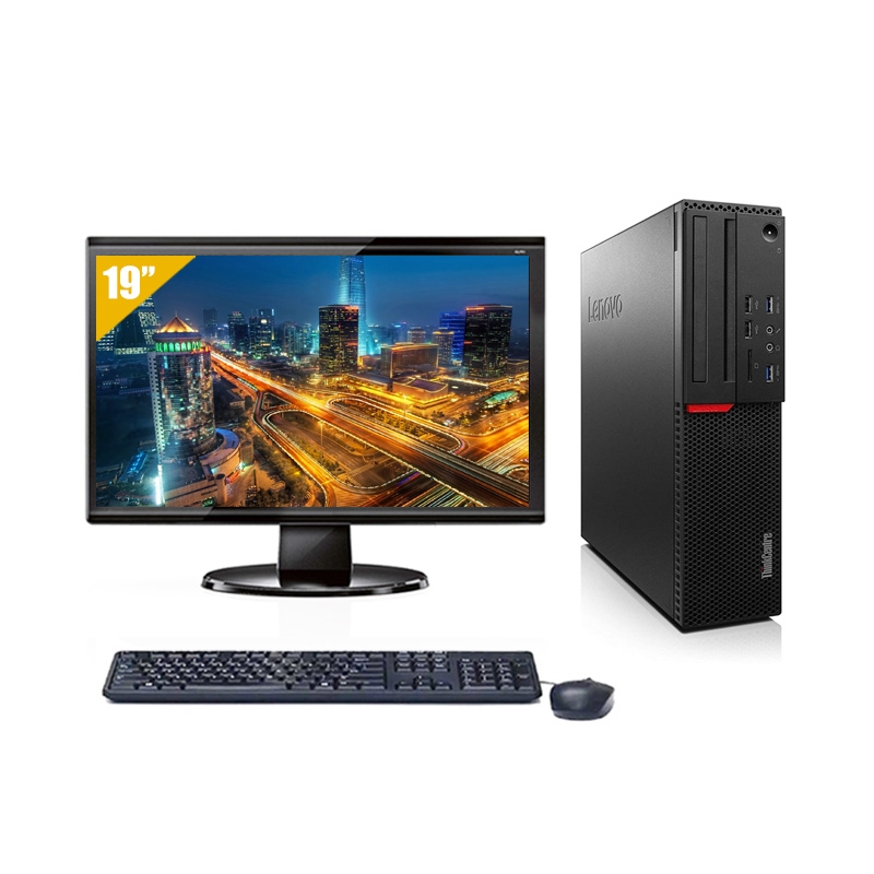 Lenovo ThinkCentre M700 SFF i3 Gen 6 avec Écran 19 pouces 4Go RAM 2To SSD Sans OS Lenovo ThinkCentre M700 SFF i3 Gen 6 avec Écran 19 pouces 4Go RAM 2To SSD Sans OS