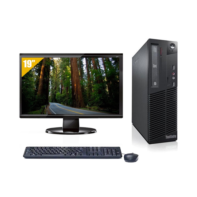 Lenovo ThinkCentre M71 SFF i5 avec Écran 19 pouces 8Go RAM 1To HDD Windows 10