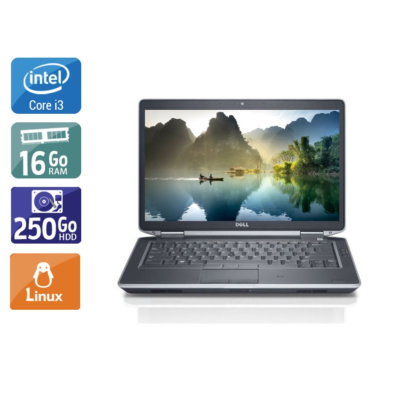 Dell Latitude E5430 i3 - 16Go RAM 250Go HDD Linux