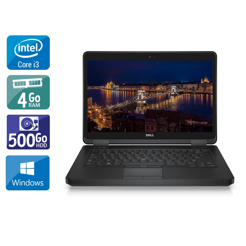 Dell Latitude E5440 i3 4Go RAM 500Go HDD Windows 10
