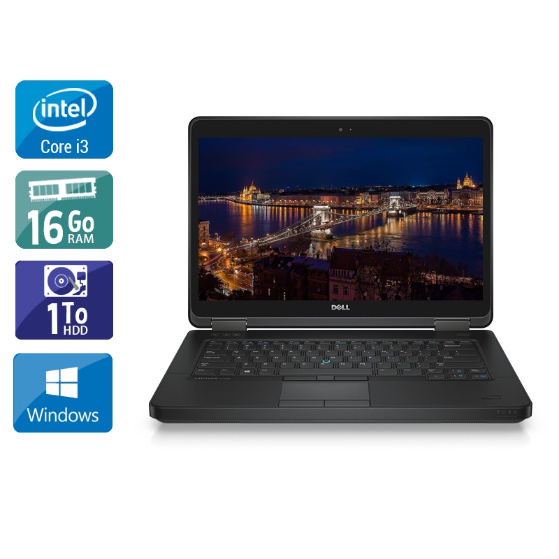 Dell Latitude E5440 i3 16Go RAM 1To HDD Windows 10