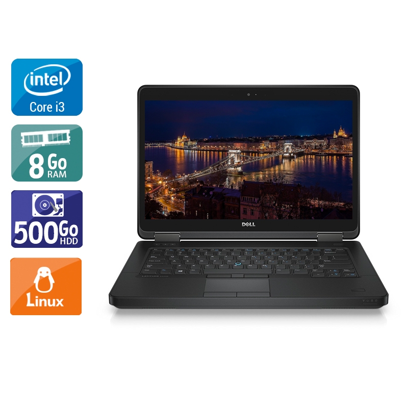 Dell Latitude E5440 i3 8Go RAM 500Go HDD Linux