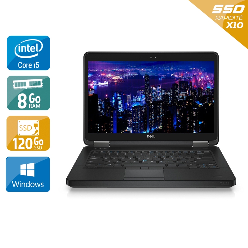Dell Latitude E5440 i5 8Go RAM 120Go SSD Windows 10
