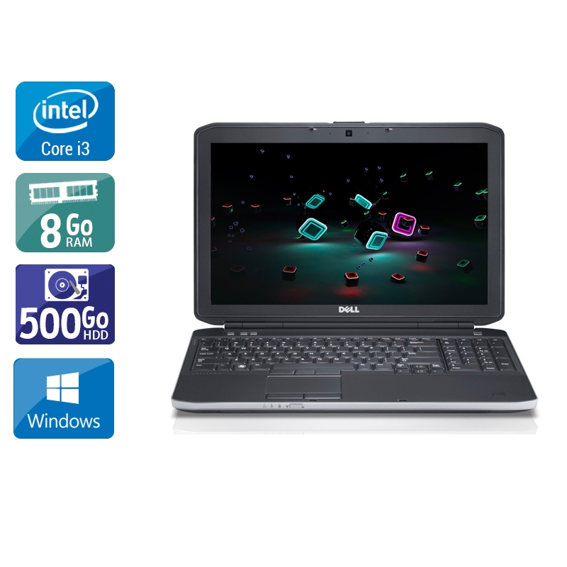 Dell Latitude E6230 i3 8Go RAM 500Go HDD Windows 10
