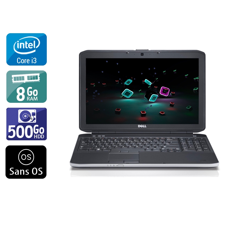 Dell Latitude E6230 i3 8Go RAM 500Go HDD Sans OS
