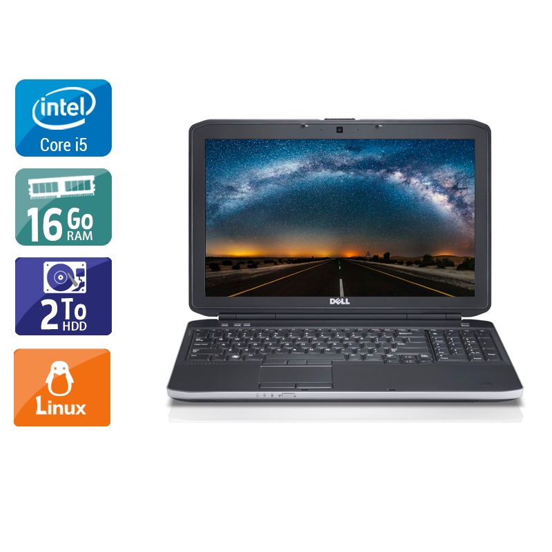Dell Latitude E6230 i5 16Go RAM 2To HDD Linux