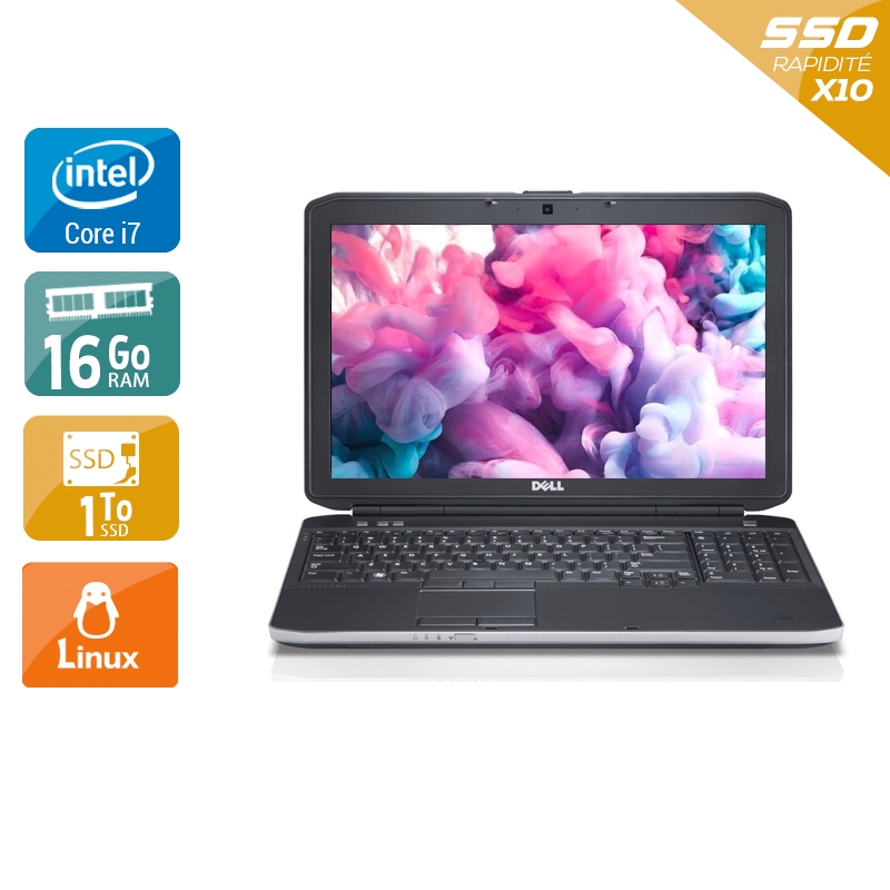 Dell Latitude E6230 i7 16Go RAM 1To SSD Linux