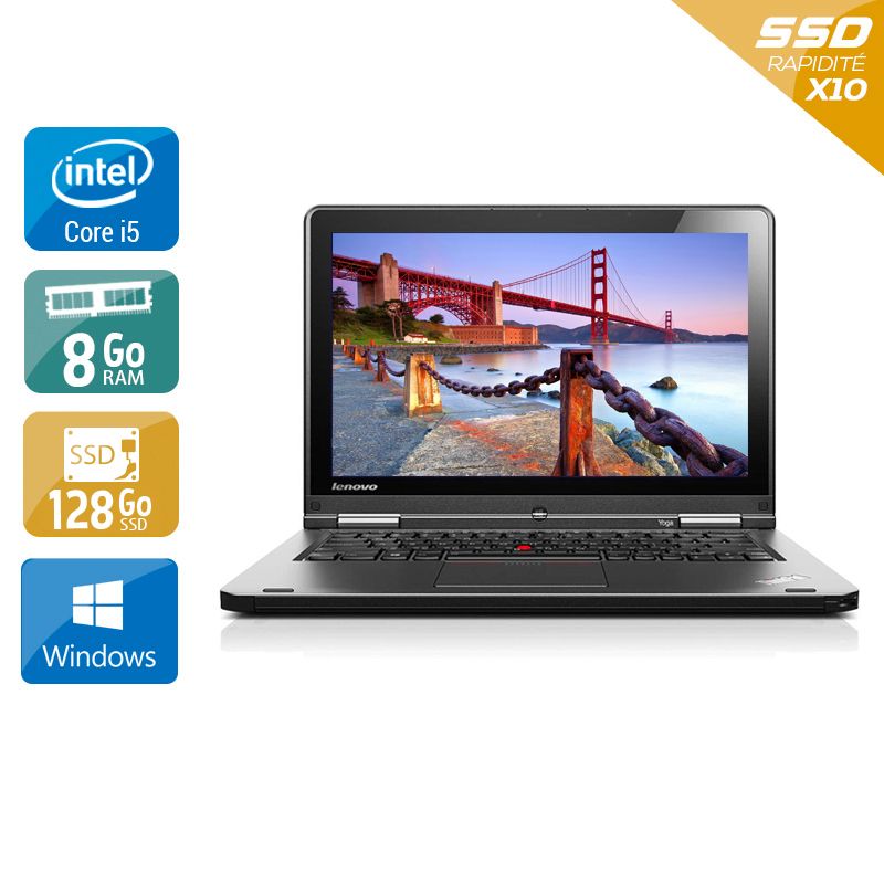 Lenovo Thinkpad S1 Yoga 12 i5 8Go RAM 128Go SSD Windows 10