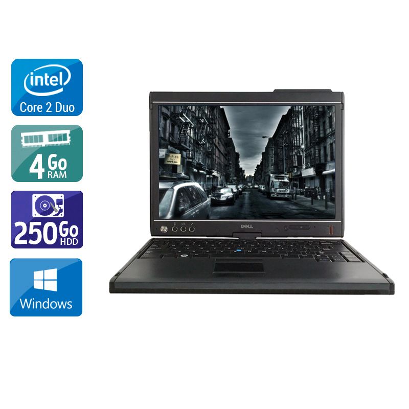 Dell Latitude XT2 Core 2 Duo 4Go RAM 250Go HDD Windows 10