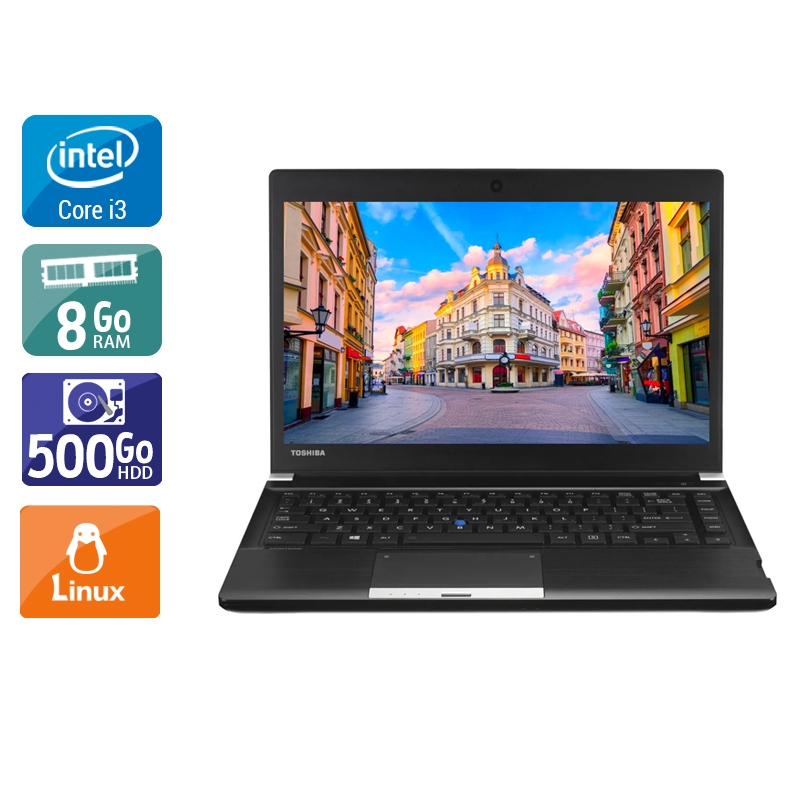 Toshiba Portégé R30-A i3 8Go RAM 500Go HDD Linux