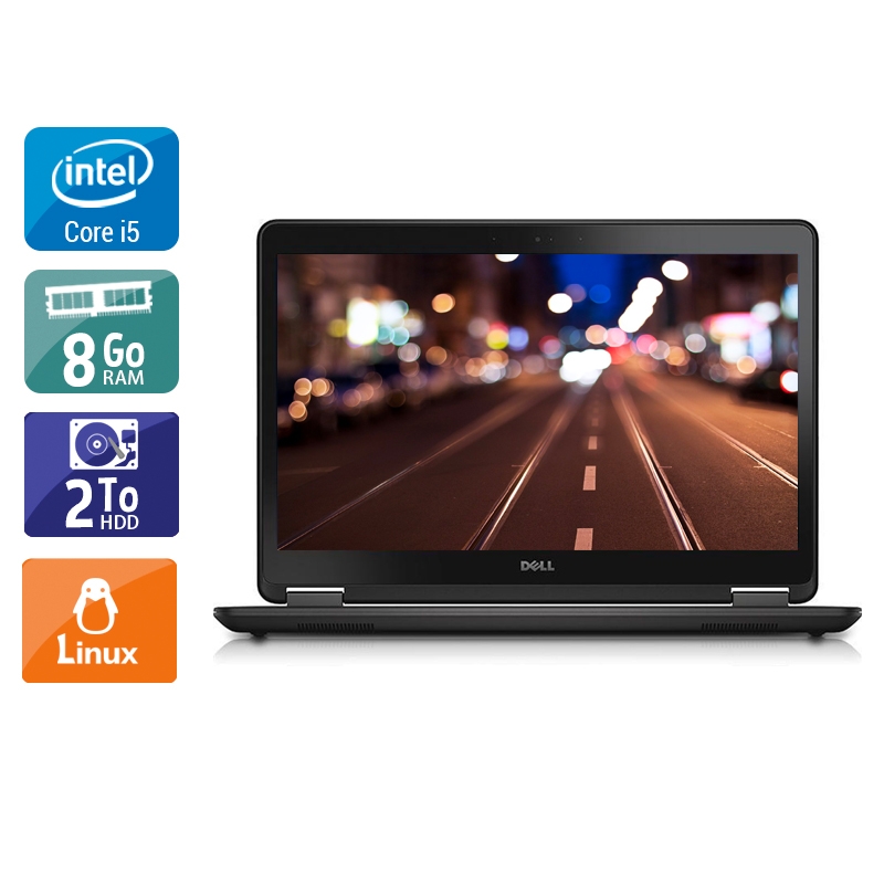 Dell Latitude E7450 i5 8Go RAM 2To HDD Linux