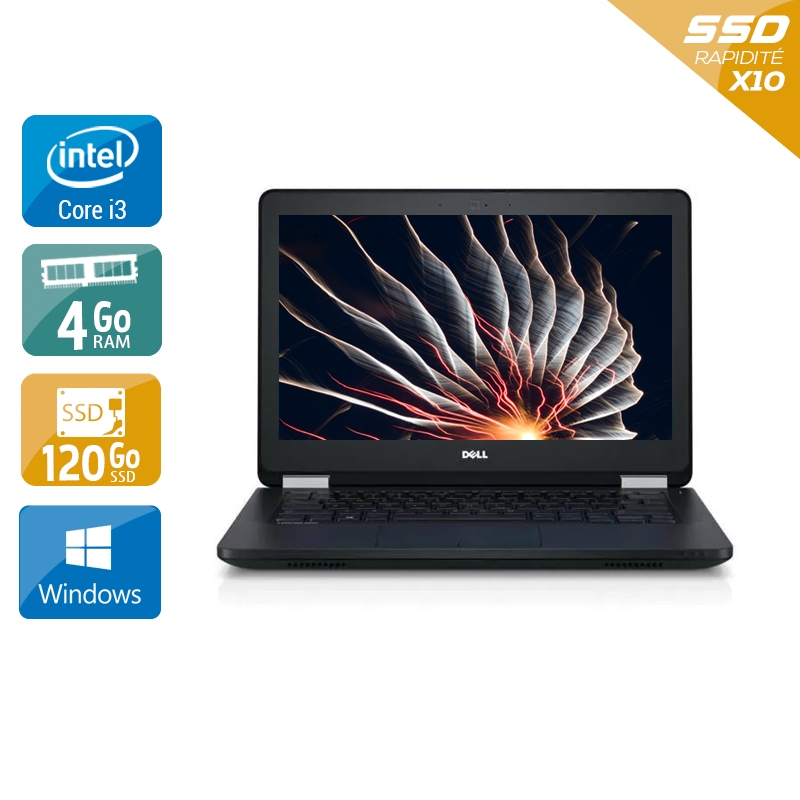 Dell Latitude E5270 i3 Gen 6 4Go RAM 120Go SSD Windows 10