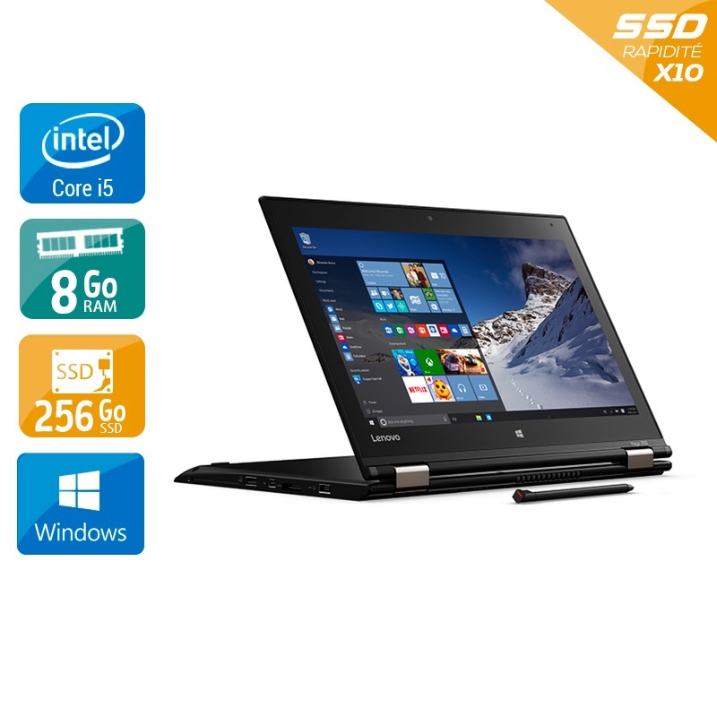 Lenovo Thinkpad Yoga 260 12,5" i5 Gen 6 8Go RAM 256Go SSD Windows 10
