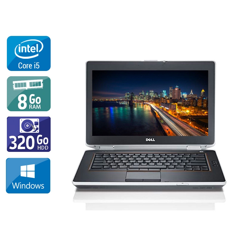 Dell Latitude e6430 i5  - 8Go RAM 320Go HDD Windows 10