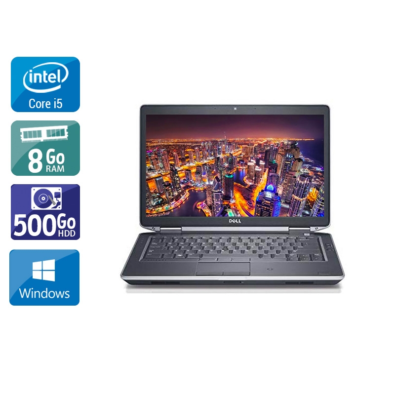 Dell Latitude e6440 i5  - 8Go RAM 500Go HDD Windows 10