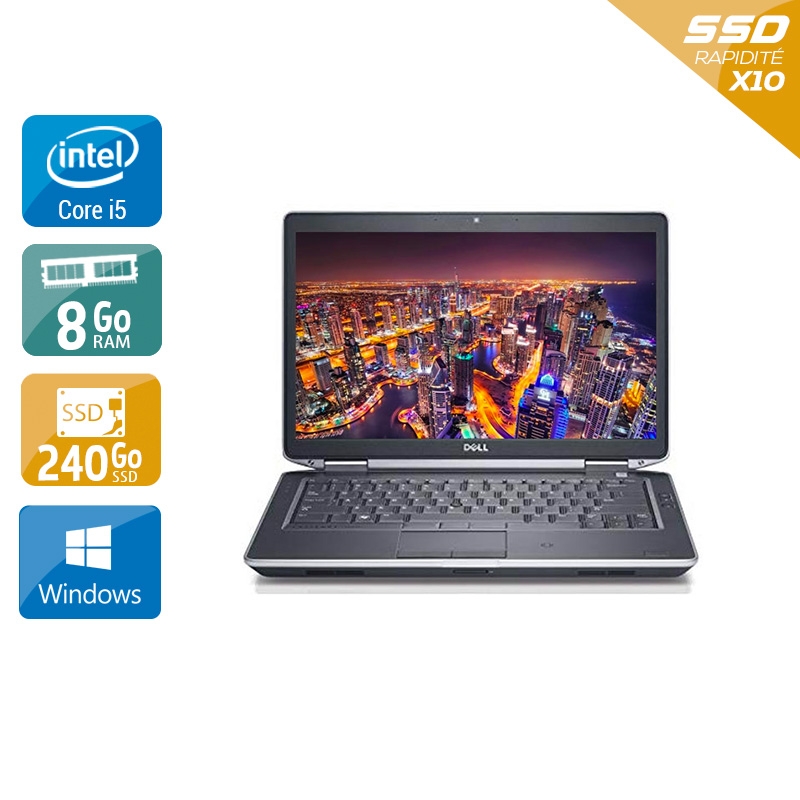 Dell Latitude e6440 i5  - 8Go RAM 240Go SSD Windows 10