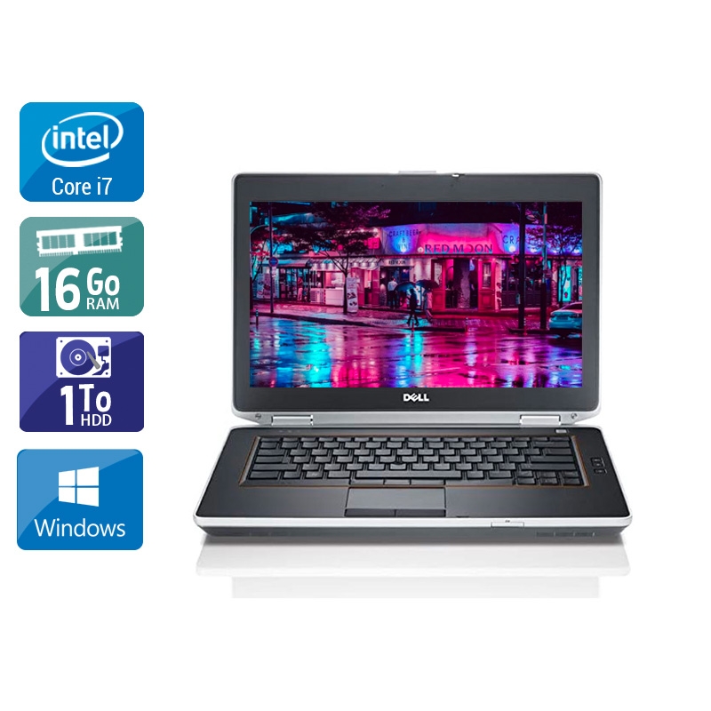 Dell Latitude e6430 i7  - 16Go RAM 1To HDD Windows 10