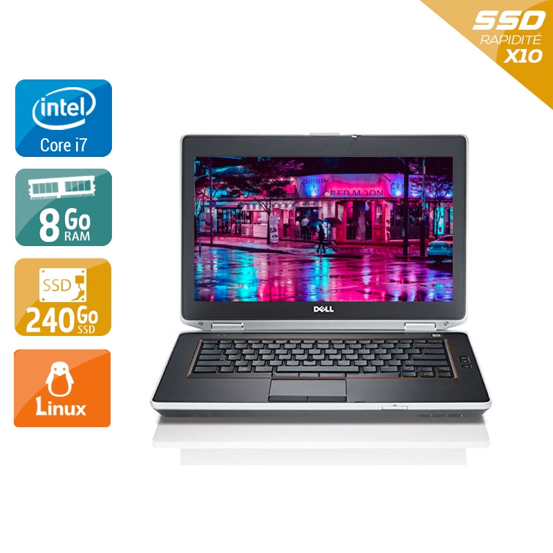 Dell Latitude e6430 i7  - 8Go RAM 240Go SSD Linux