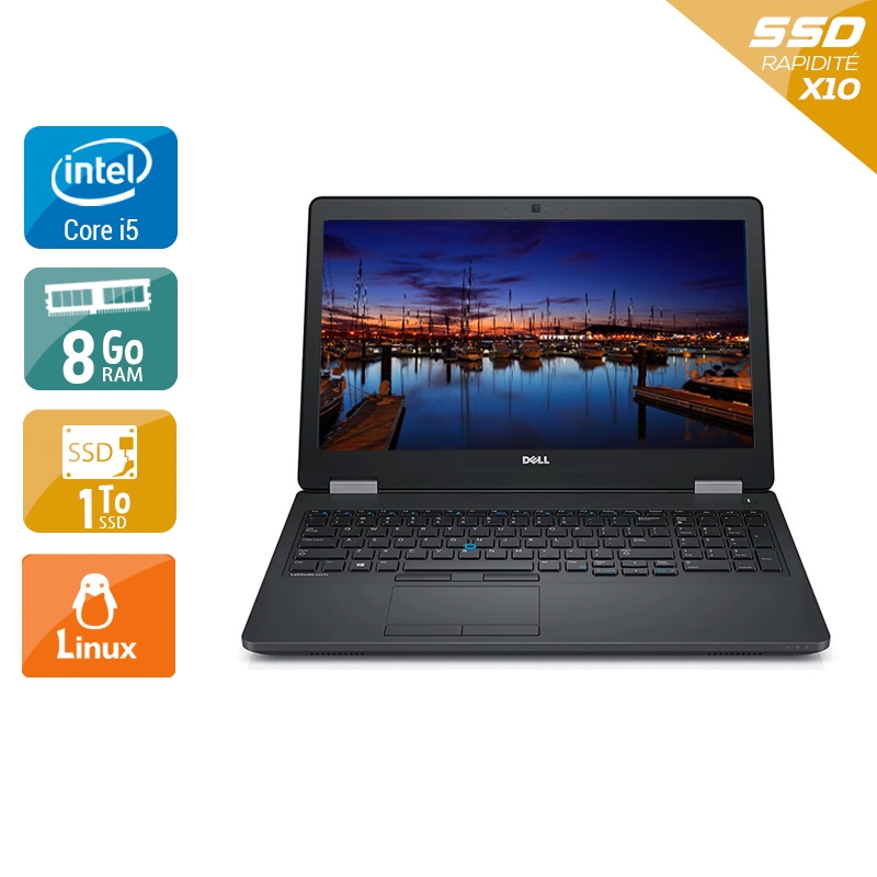 Dell Latitude e5570 i5 Gen 6  - 8Go RAM 1To SSD Linux