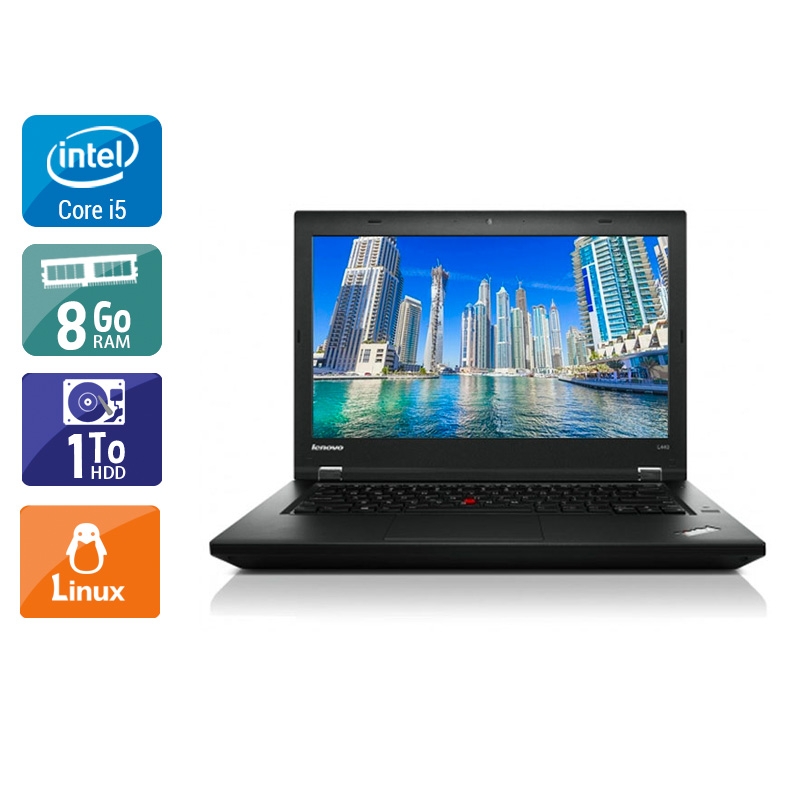 Lenovo Thinkpad T440 i5  - 8Go RAM 1To HDD Linux
