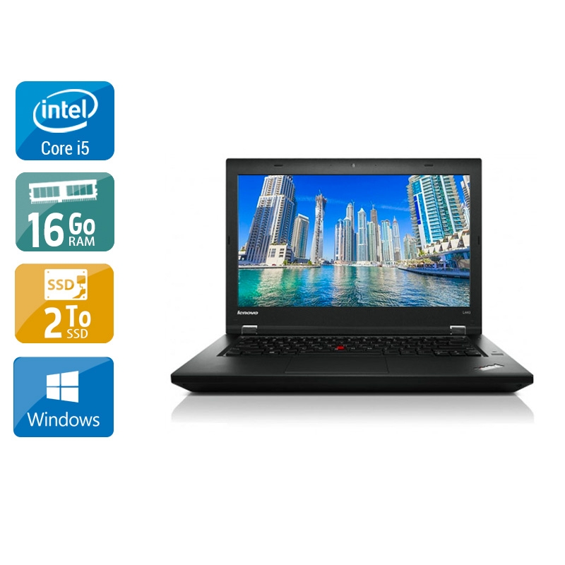 Lenovo Thinkpad T450 i5  - 16Go RAM 2To SSD Windows 10