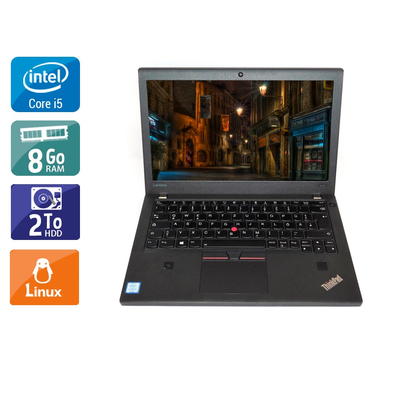 Lenovo Thinkpad X270 i5 Gen 6  - 8Go RAM 2To HDD Linux