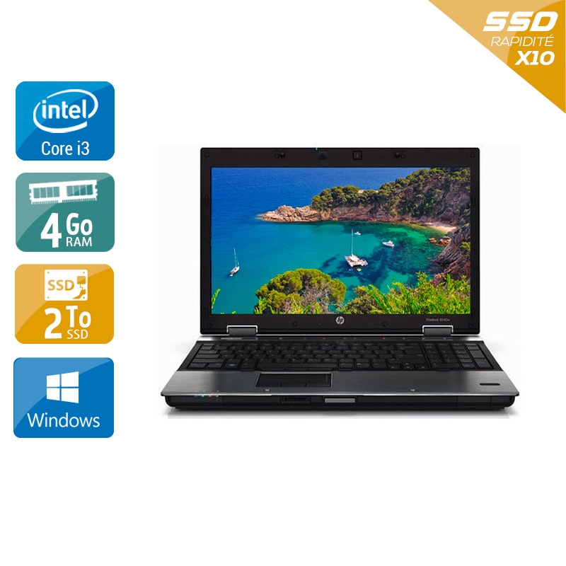 HP EliteBook 8440p i3  - 4Go RAM 2To SSD Windows 10