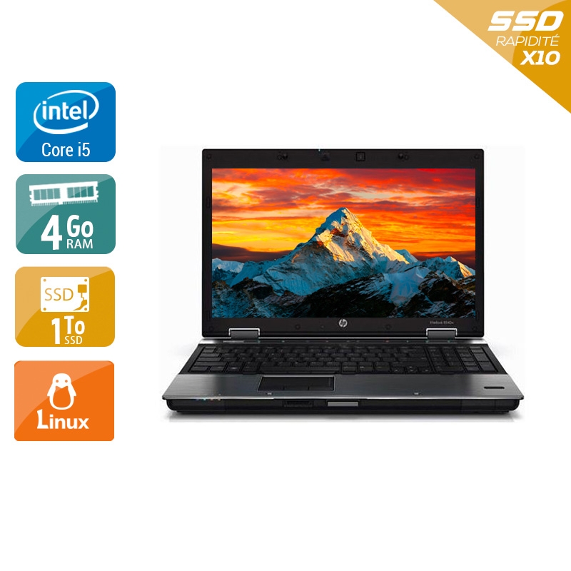 HP EliteBook 8440p i5  - 4Go RAM 1To SSD Linux