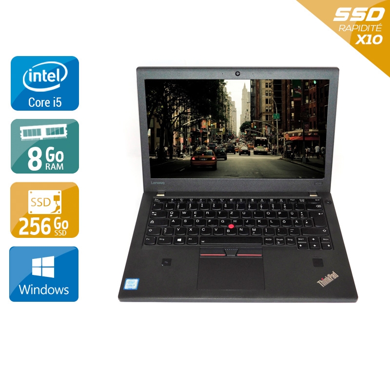 Lenovo Thinkpad X270 i5 Gen 7  - 8Go RAM 256Go SSD Windows 10