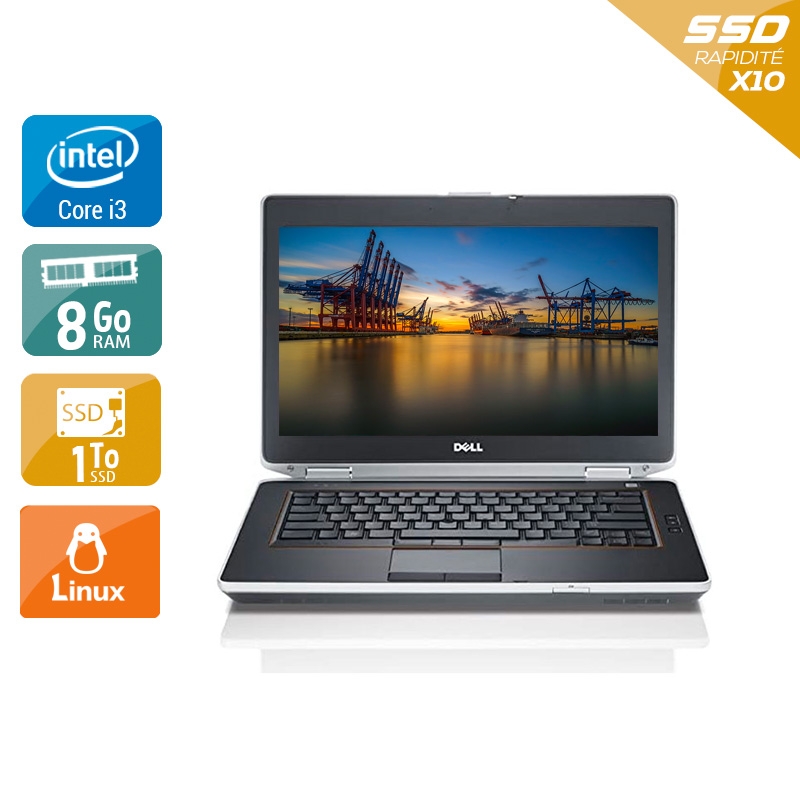 Dell Latitude e6430 i3  - 8Go RAM 1To SSD Linux