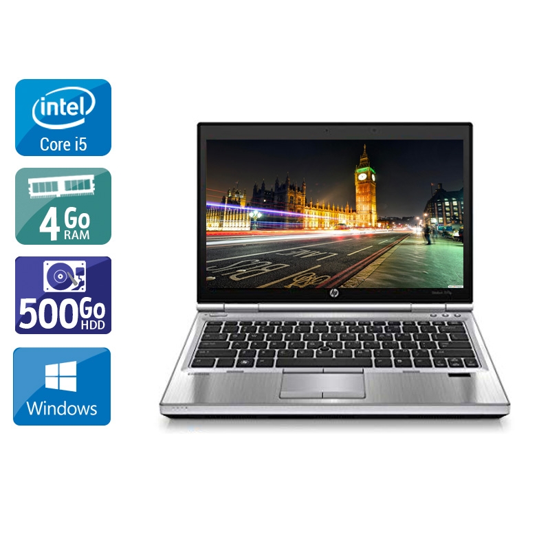 HP EliteBook 2570p 12,5" i5 - 4Go RAM 500Go HDD Windows 10