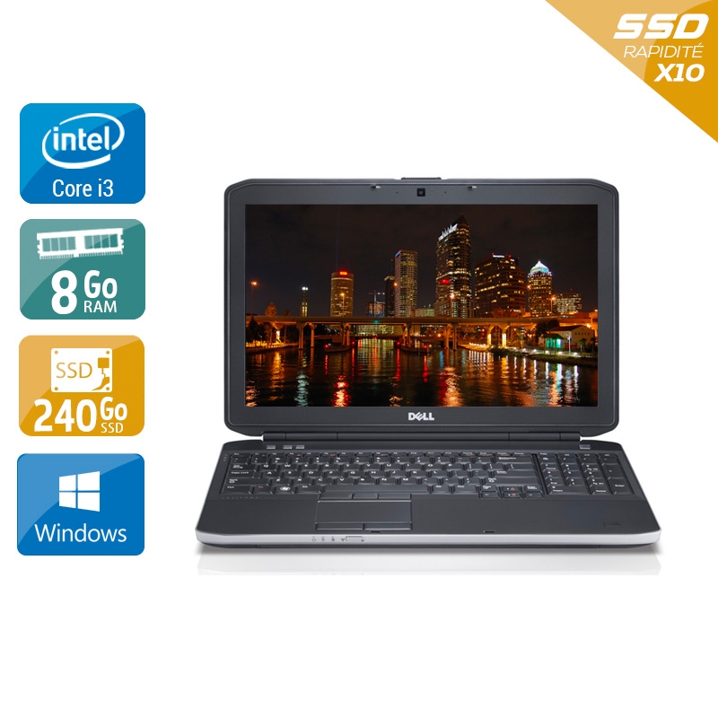 Dell Latitude e5530 15,6" i3  - 8Go RAM 240Go SSD Windows 10
