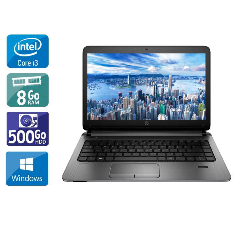 HP ProBook 430 G2 13,2" i3  - 8Go RAM 500Go HDD Windows 10